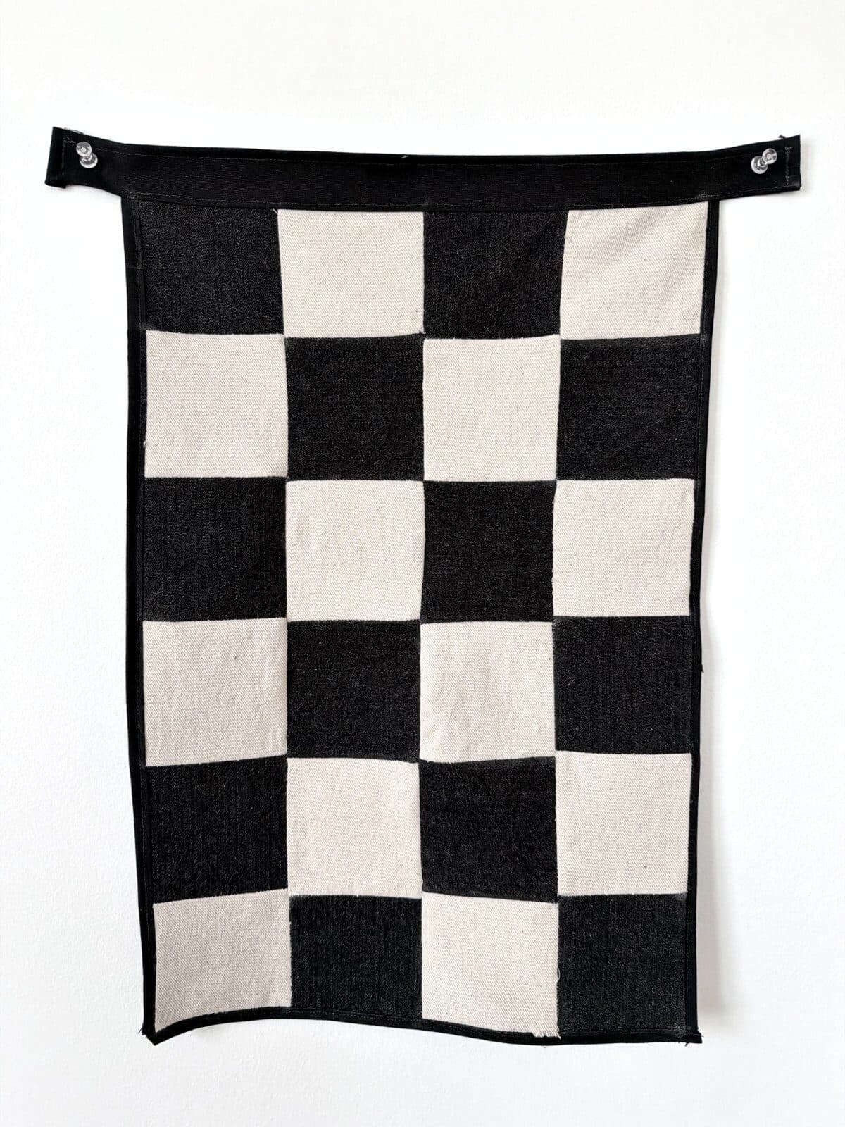 Race Flag, pieced from offcuts